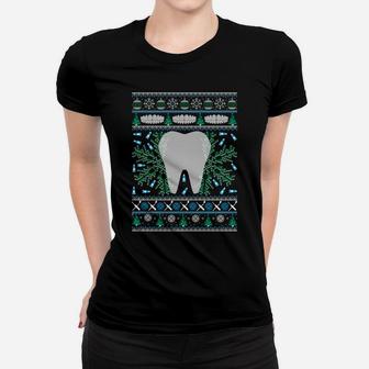 Dental Hygienist Ugly Christmas Sweatshirt Funny Holiday Women T-shirt | Crazezy UK