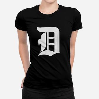 Detroit Old English D Women T-shirt - Thegiftio UK