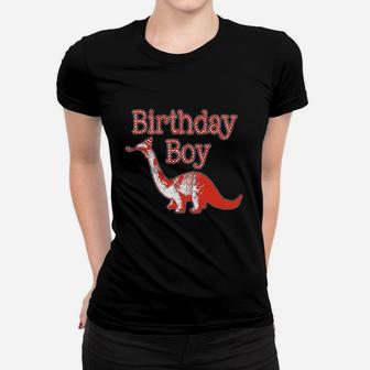 Dinosaur Birthday Boy Women T-shirt | Crazezy UK