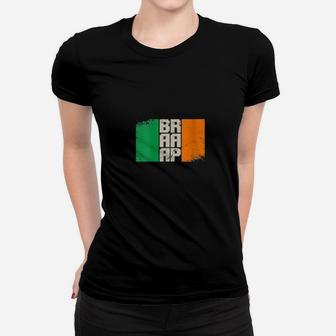 Dirt Biker Irish Flag Motocross Racer Women T-shirt - Monsterry