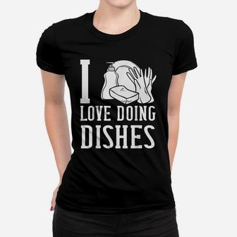 Dishwasher Dishwashing Gift Job Dish Washing Women T-shirt | Crazezy DE