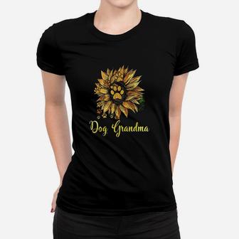 Dog Grandma Sunflower Funny Cute Family Gifts Women T-shirt | Crazezy CA