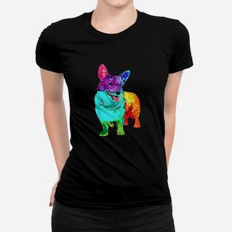 Dog Lover Gifts Welsh Corgi For Colorful Corgi Women T-shirt | Crazezy CA