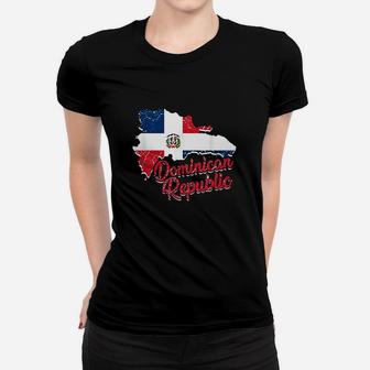 Dominican Republic Flag Women T-shirt | Crazezy