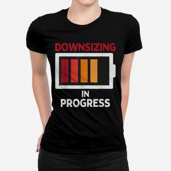 Downsizing In Progress Gastric Bypass Surgery Slimming Women T-shirt | Crazezy