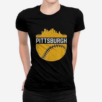 Downtown Pittsburgh Skyline Women T-shirt - Thegiftio UK