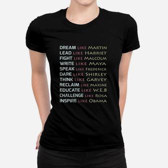 Dream Lead Fight Write Speak Women T-shirt | Crazezy DE