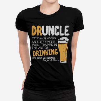 Druncle Hoodie Another Term Uncle Definition Christmas Gift Women T-shirt | Crazezy