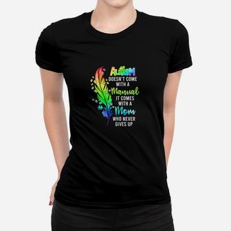 Dy Autism Mom Puzzle Feather Autism Mom Sayings Women T-shirt - Monsterry DE