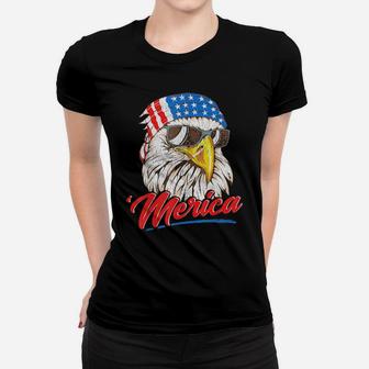 Eagles Mullet American Flag 'Merica 4Th Of July Women T-shirt - Monsterry