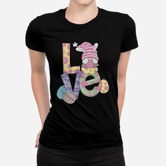 Easter Gnome Girl, Woman And The Word Love Women T-shirt | Crazezy DE