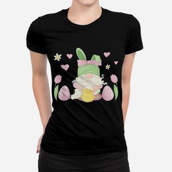 Easter Gnomes With Bunny Ears - Pastel Spring - Cute Gnome Women T-shirt | Crazezy
