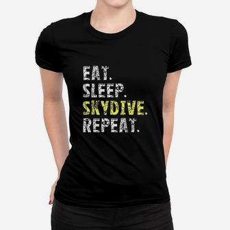 Eat Sleep Skydive Women T-shirt | Crazezy
