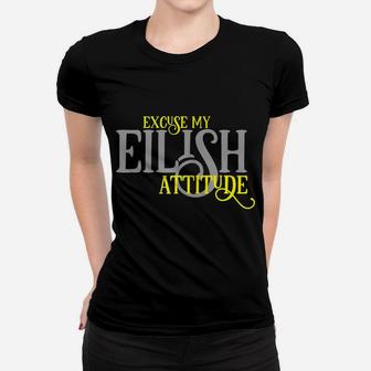 Eilish Vintage Funny Attitude Proud Family Reunion Surname Zip Hoodie Women T-shirt | Crazezy UK