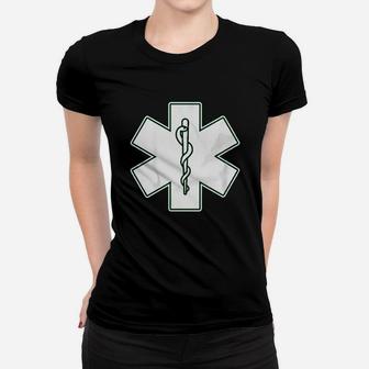 Ems Sign Emt Emergency Medical Technician Fitted Women T-shirt | Crazezy CA