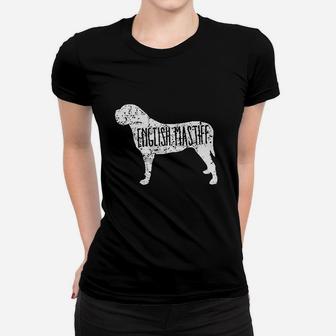 English Mastiff Dog Si Women T-shirt | Crazezy