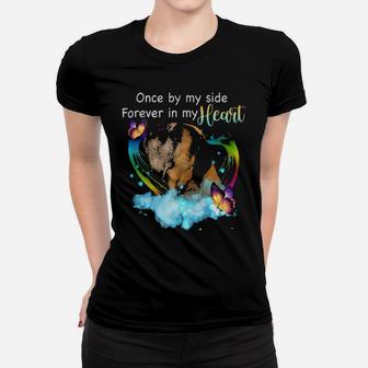 English Mastiff Once By My Side Forever In My Heart Women T-shirt - Monsterry