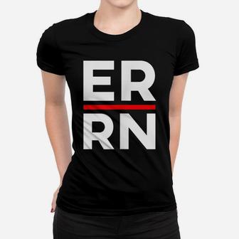 Er Rn Emergency Room Registered Nurse Pocket Design Women T-shirt | Crazezy AU