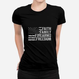 Faith Family B Freedom Women T-shirt | Crazezy