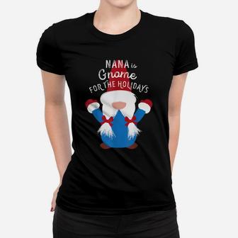 Family Matching Christmas T Shirt Nana Gnome Cute Funny Gift Women T-shirt | Crazezy CA