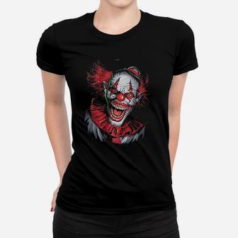 Fantasy Scary Clown Women T-shirt | Crazezy