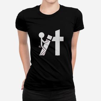 Fck It - Stick Figure Funny Women T-shirt | Crazezy