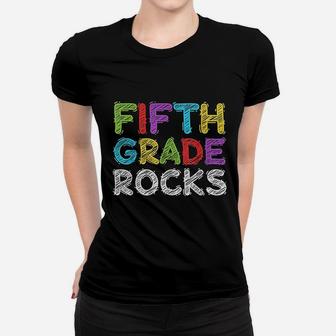 Fifth Grade Rocks Women T-shirt | Crazezy CA