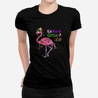 Flamingo Its Mardi Gras Yall Women T-shirt - Thegiftio UK