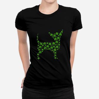 Four Leaf Clover Dog Lover Women T-shirt | Crazezy