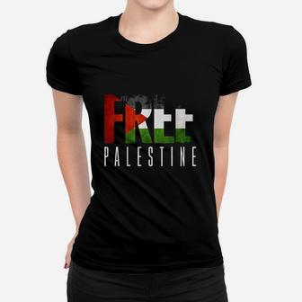 Free Palestine Women T-shirt | Crazezy