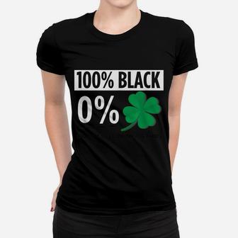 Funny Black People St Patricks Day Irish Shamrock Women T-shirt | Crazezy DE