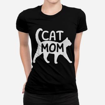 Funny Cat Mom Shirt For Women Cat Lovers Cute Mothers Day Women T-shirt | Crazezy DE