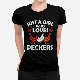 Funny Chicken For Women Girls Chicken Farmer Flock Whisperer Women T-shirt | Crazezy