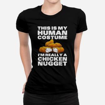 Funny Chicken Nugget Costume For Kids Fashion Nugget Foodie Women T-shirt | Crazezy CA