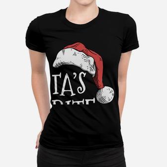 Funny Christmas Tee For Realtors Santa's Favorite Realtor Sweatshirt Women T-shirt | Crazezy DE