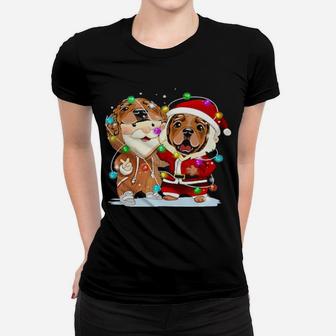 Funny Cocker Spaniel Wearing Santa Suit Chris Women T-shirt - Monsterry DE
