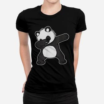Funny Dabbing Panda Dab Dance Cool Panda Lover Gift Women T-shirt | Crazezy