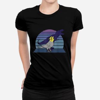 Funny Dinosaur Shadow Birb Women T-shirt | Crazezy DE