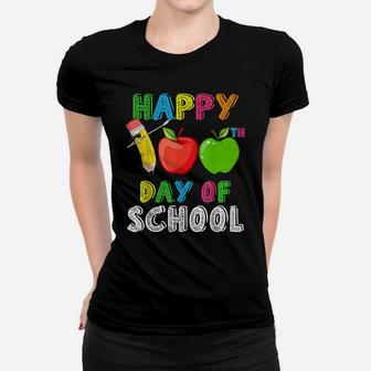 Funny Happy 100Th Day Of School For Teachers And Students Women T-shirt | Crazezy UK