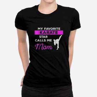 Funny Karate Mom Martial Arts Fighting Gift Women T-shirt | Crazezy