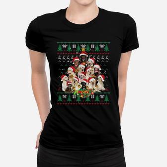 Funny Labrador Retriever Christmas Tree Ugly Sweater Gift Sweatshirt Women T-shirt | Crazezy AU
