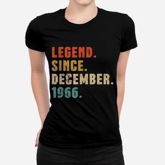 Funny Legend Since December 1966 55Th Birthday 55 Year Old Women T-shirt | Crazezy