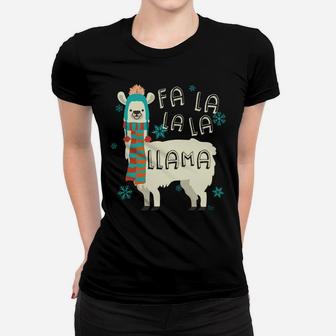 Funny Llama Christmas Alpaca Lover Gift Women T-shirt | Crazezy CA