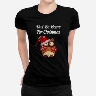 Funny Owl Pun Christmas Sweatshirt Xmas Office Party Apparel Women T-shirt | Crazezy DE