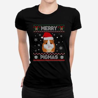 Funny Pigmas Guinea Pig Ugly Christmas Sweaters Sweatshirt Women T-shirt | Crazezy AU