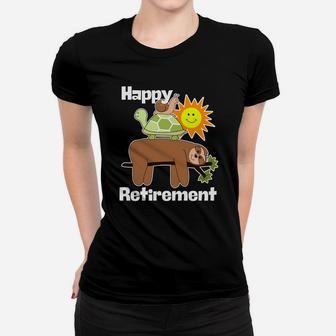 Funny Retirement Gag Gift Funny Sloth Retirement Women T-shirt - Thegiftio UK