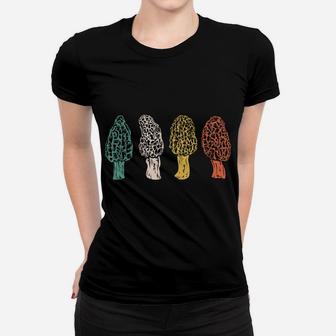 Funny Retro Morel Mushroom Hunting Gift For Men Women Hunter Women T-shirt | Crazezy