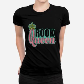 Funny Rook Queen Card Game Kentucky Tournament Rules Women T-shirt | Crazezy