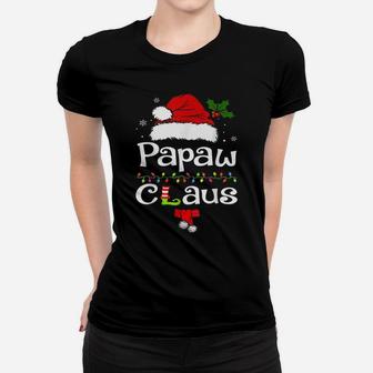 Funny Santa Papaw Claus Christmas Matching Family Women T-shirt | Crazezy