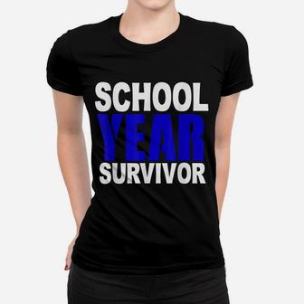 Funny School Year Survivor Shirt Teacher Kids Graduation Women T-shirt | Crazezy AU
